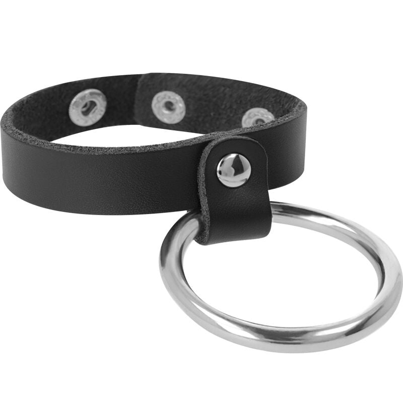 DARKNESS - ANNEAU MÉTALLIQUE POUR LE PÉNIS ET LES TESTICULES DARKNESS BONDAGE