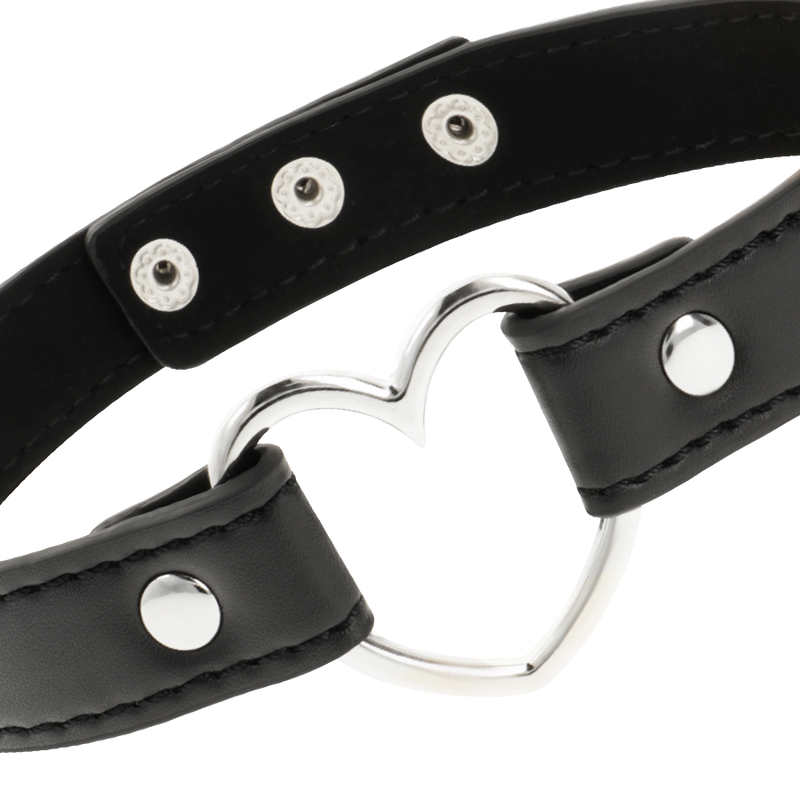 COQUETTE CHIC DESIRE - COLLIER CUIR VEGAN FEMME ACCESSOIRE COEUR COQUETTE ACCESSORIES