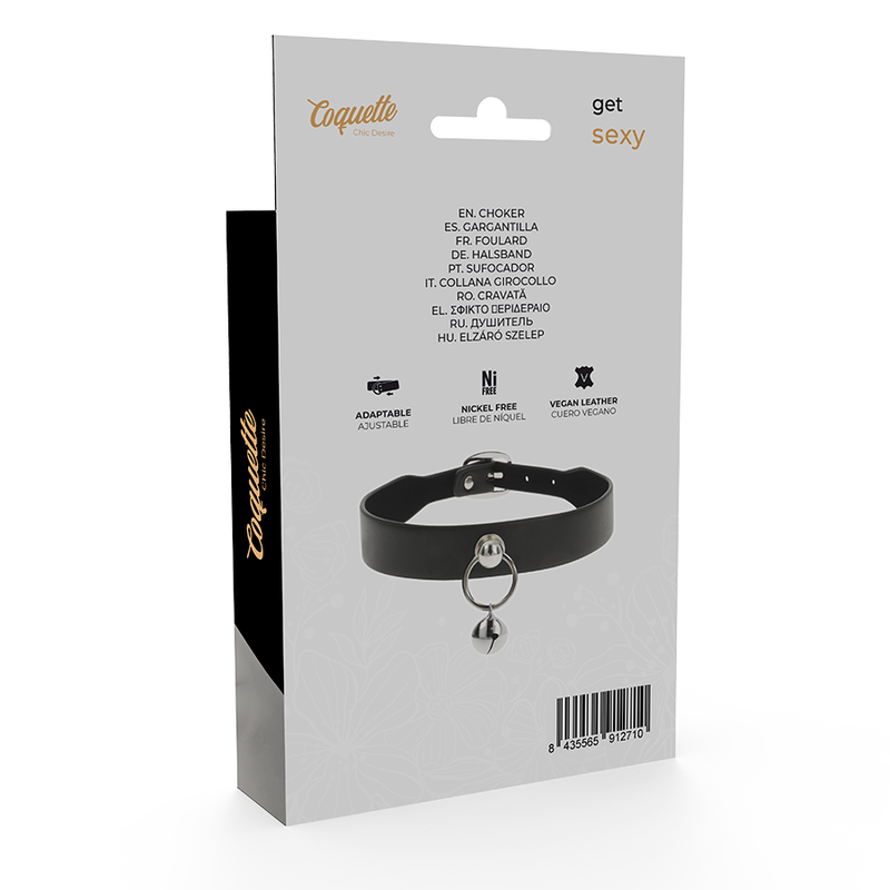 COQUETTE CHIC DESIRE - COLLIER CUIR VEGAN FEMME ACCESSOIRE HOCHET/CERCEAU COQUETTE ACCESSORIES
