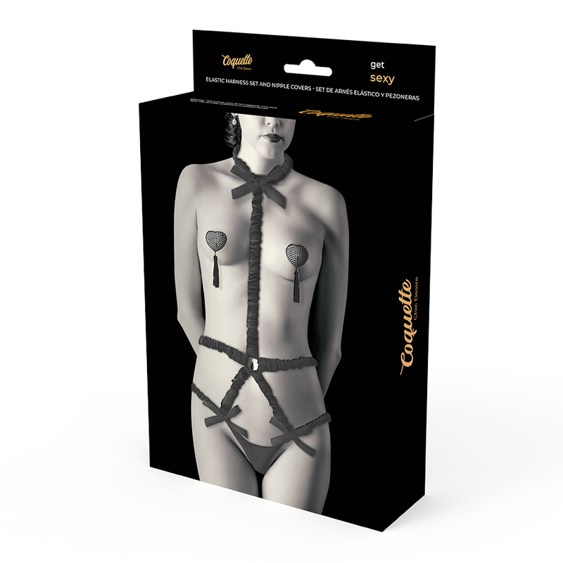 COQUETTE CHIC DESIRE - ENSEMBLE LINGERIE AVEC COUCHE-MALIN DE LUXE COQUETTE ACCESSORIES