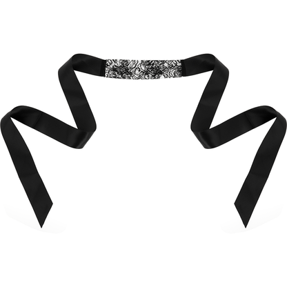 COQUETTE CHIC DESIRE - MASQUE EN DENTELLE NOIRE AVEC RUBAN COQUETTE ACCESSORIES