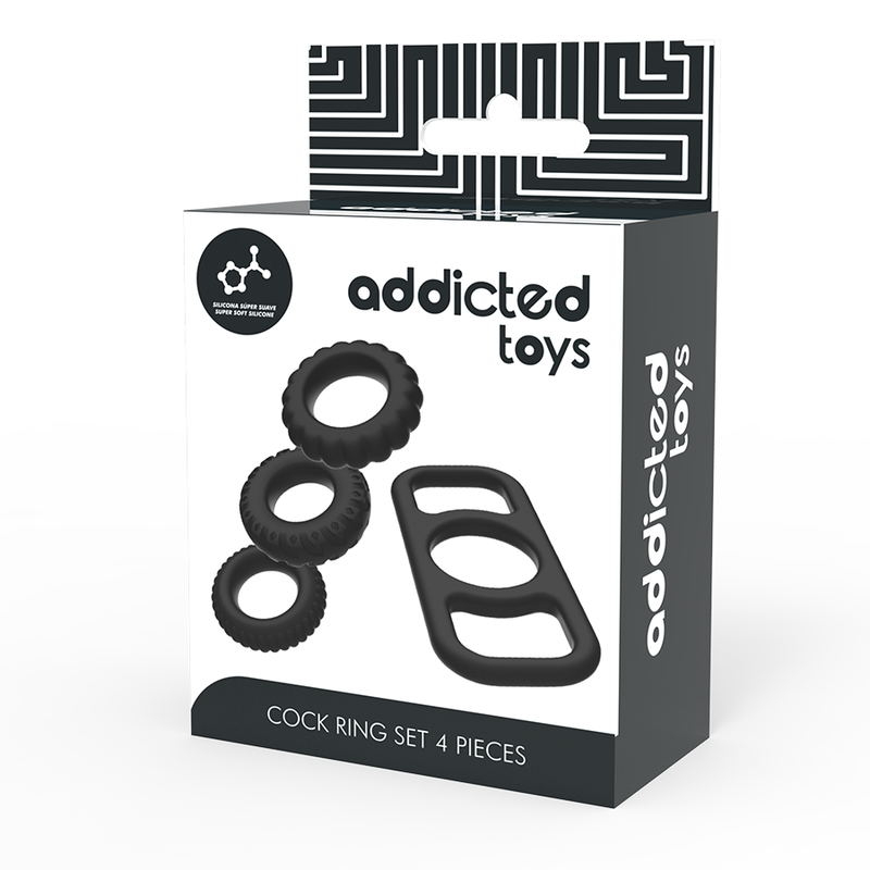 ADDICTED TOYS - ENSEMBLE DANNEAU PÉNIAL 4 PIÈCES ADDICTED TOYS