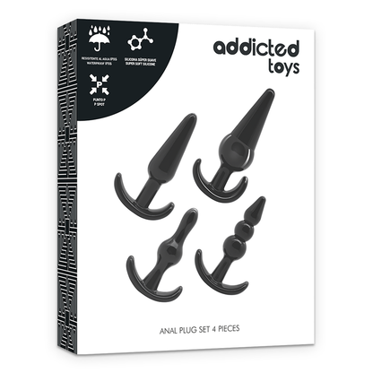 ADDICTED TOYS - ENSEMBLE 4 BOUCHONS ANAL ADDICTED TOYS