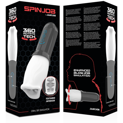 JAMYJOB - SPINJOB STIMULATEUR DE SEXE ORAL JAMYJOB