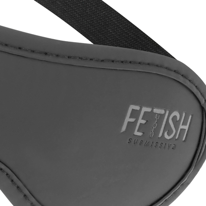 FETISH SUBMISSIVE - MASQUE EN CUIR VÉGAN II AVEC DOUBLURE EN NOPRÈNE FETISH SUBMISSIVE BONDAGE