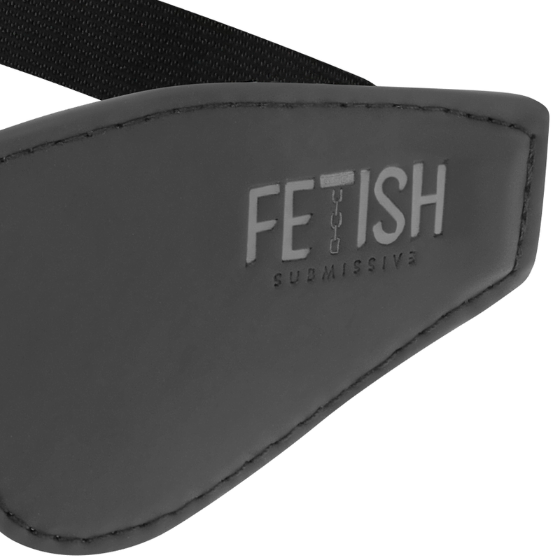 FETISH SUBMISSIVE - MASQUE EN CUIR VÉGAN AVEC DOUBLURE EN NOPRÈNE FETISH SUBMISSIVE BONDAGE
