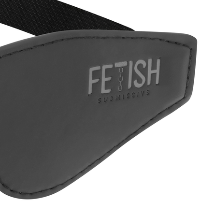 FETISH SUBMISSIVE - MASQUE EN CUIR VÉGAN AVEC DOUBLURE EN NOPRÈNE FETISH SUBMISSIVE BONDAGE