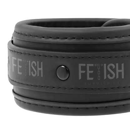 FETISH SUBMISSIVE - ENSEMBLE DE MENOTTES ET LIENS AVEC DOUBLURE EN NOPRÈNE FETISH SUBMISSIVE BONDAGE