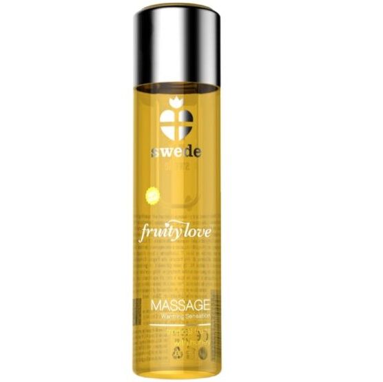 SWEDE - FRUITY LOVE EFFET RÉCHAUFFANT HUILE DE MASSAGE FRUITÉ TROPICALE AU MIEL 60 ML SWEDE