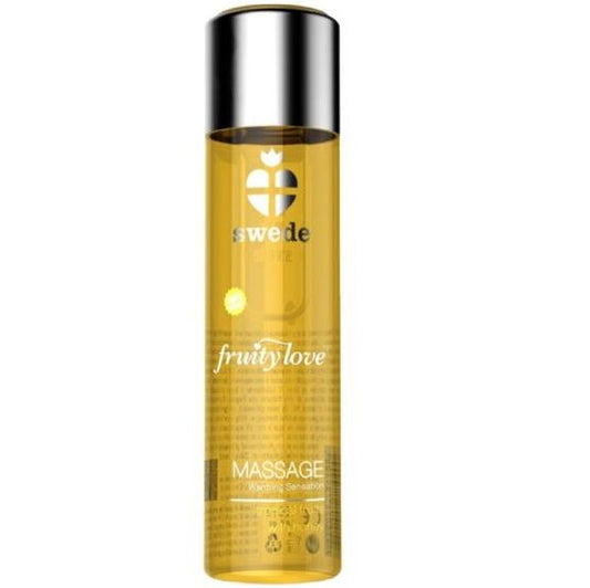 SWEDE - FRUITY LOVE EFFET RÉCHAUFFANT HUILE DE MASSAGE FRUITÉ TROPICALE AU MIEL 60 ML SWEDE