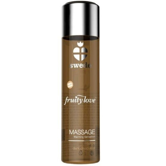 SWEDE - FRUITY LOVE EFFET CHAUFFANT HUILE DE MASSAGE CHOCOLAT NOIR INTENSE 60 ML SWEDE