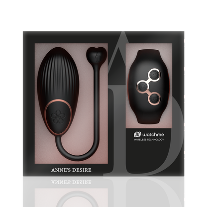 ANNE'S DESIRE - EGG TECHNOLOGIE DE TÉLÉCOMMANDE WATCHME NOIR/OR ANNE´S DESIRE