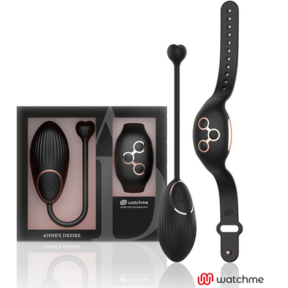 ANNE'S DESIRE - EGG TECHNOLOGIE DE TÉLÉCOMMANDE WATCHME NOIR/OR ANNE´S DESIRE