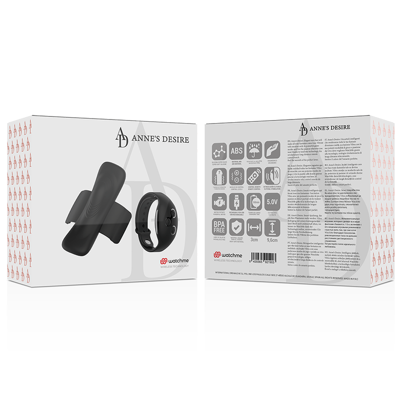 ANNE'S DESIRE - PANTY PLEASURE TECNOLOG A WATCHME NOIR ANNE´S DESIRE