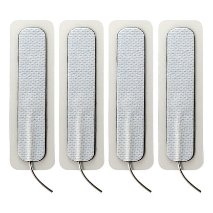 ELECTRASTIM - 4 X TAMPONS AUTO-ADHÉSIFS LONGS 1.5 CM X 7.5 CM ELECTRASTIM