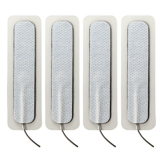 ELECTRASTIM - 4 X TAMPONS AUTO-ADHÉSIFS LONGS 1.5 CM X 7.5 CM ELECTRASTIM