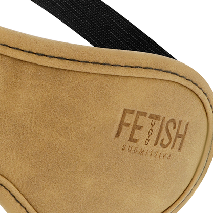 FETISH SUBMISSIVE ORIGIN - MASQUE EN CUIR VEGAN AVEC DOUBLURE EN NÉOPRÈNE FETISH SUBMISSIVE ORIGIN