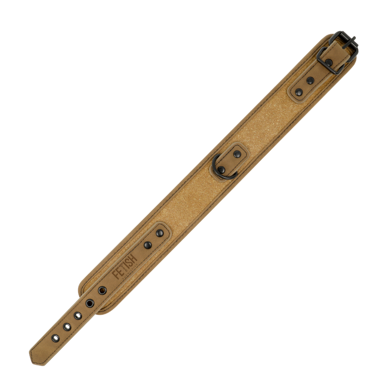 FETISH SUBMISSIVE ORIGIN - COLLIER CHAÎNE DOUBLÉE DE NÉOPRÈNE FETISH SUBMISSIVE ORIGIN
