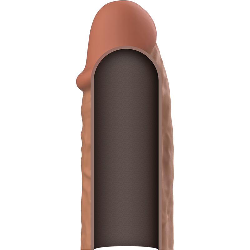 VIRILXL - EXTENSION DE PÉNIS MARRON EN SILICONE LIQUIDE V3 VIRILXL