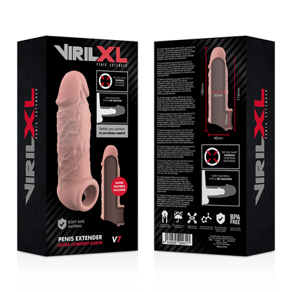 VIRILXL - EXTENSION NATURELLE DU PÉNIS EN SILICONE LIQUIDE V7 VIRILXL