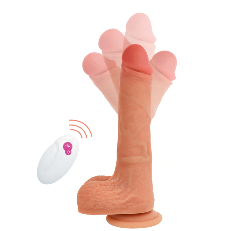 CYBER SILICOCK - TÉLÉCOMMANDE RÉALISTE MR RICK 20.9 CM -O- 4 CM CYBER SILICOCK