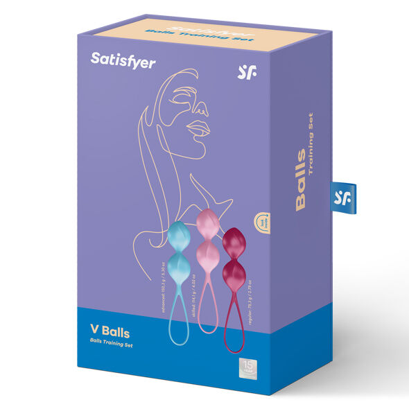 SATISFYER - ENSEMBLE ENTRAÎNEMENT LOVEBALLS 2 SATISFYER BALLS