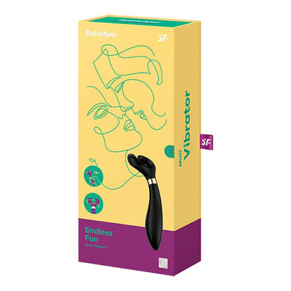 SATISFYER - ENDLESS FUN MULTI VIBRATEUR 3 NOIR SATISFYER PARTNER