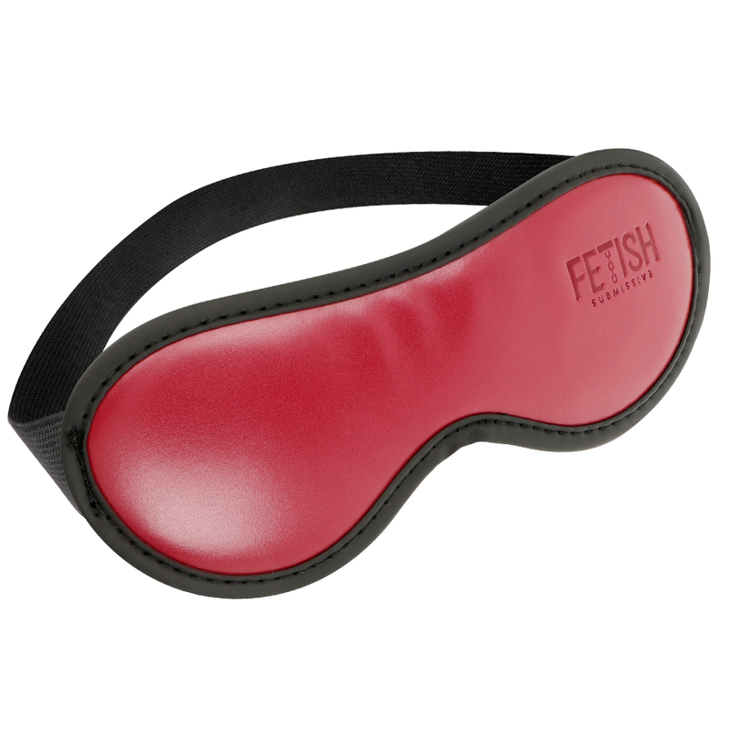 FETISH SUBMISSIVE DARK ROOM - MASQUE EN CUIR VÉGAN AVEC DOUBLURE EN NÉOPRÈNE FETISH SUBMISSIVE DARK ROOM