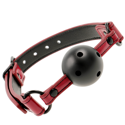FETISH SUBMISSIVE DARK ROOM - BÂILLON RESPIRANT FETISH SUBMISSIVE DARK ROOM