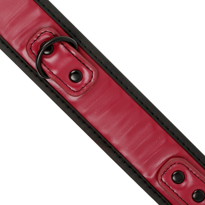 FETISH SUBMISSIVE DARK ROOM - COLLIER CHAÎNE DOUBLURE EN NÉOPRÈNE FETISH SUBMISSIVE DARK ROOM