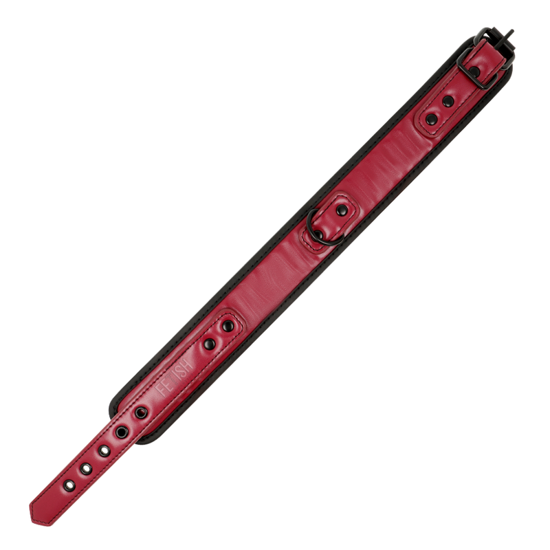 FETISH SUBMISSIVE DARK ROOM - COLLIER CHAÎNE DOUBLURE EN NÉOPRÈNE FETISH SUBMISSIVE DARK ROOM