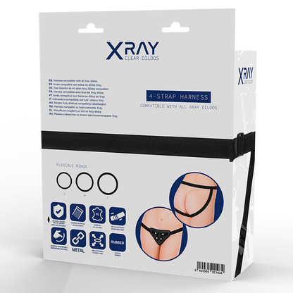 X RAY - HARNAIS RADIO AVEC ANNEAUX EN SILICONE X RAY