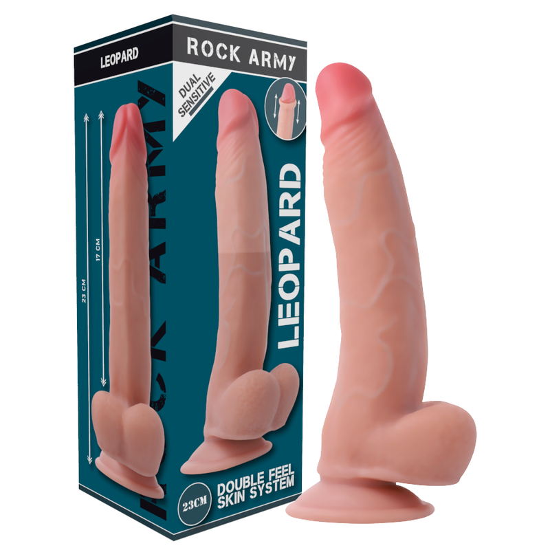 ROCKARMY - HARNAIS + LÉOPARD DOUBLE DENSITÉ 23 CM -O- 4.77 CM ROCK ARMY