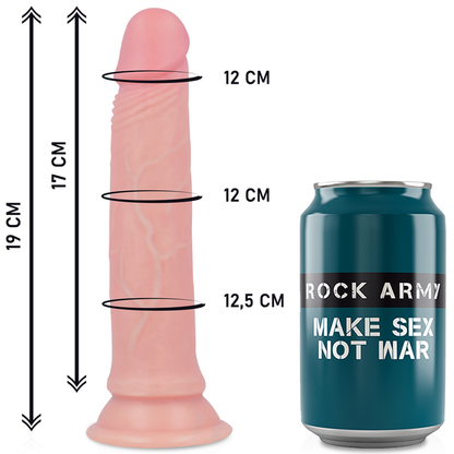 ROCKARMY - HARNAIS + GODE EN SILICONE LIQUIDE PREMIUM AVENGER 19 CM -O- 3.98 CM ROCK ARMY