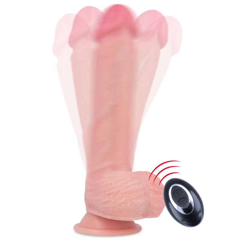 ROCKARMY - HARNAIS + VIBRATEUR SILICONE LIQUIDE PREMIUM TÉLÉCOMMANDE APACHE 20.5 CM -O- 4.62 CM ROCK ARMY