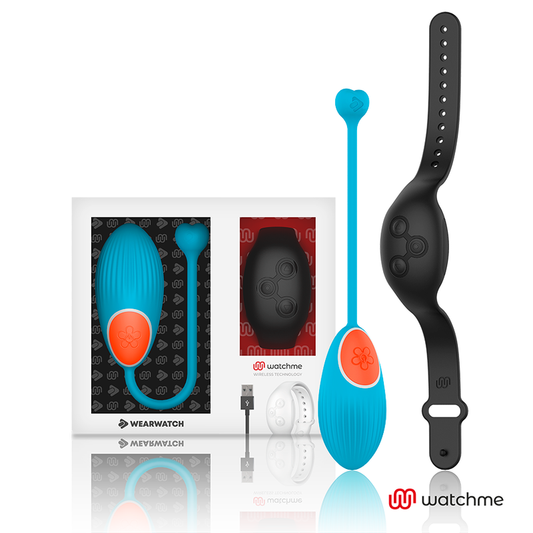 WEARWATCH - TÉLÉCOMMANDE WATCHME TECHNOLOGIE BLEU OEUF / JET WEARWATCH