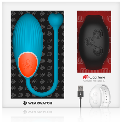 WEARWATCH - TÉLÉCOMMANDE WATCHME TECHNOLOGIE BLEU OEUF / JET WEARWATCH