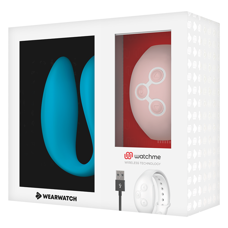 WEARWATCH - WATCHME VIBRATEUR DOUBLE TECHNOLOGIE INDIGO / ROSE WEARWATCH