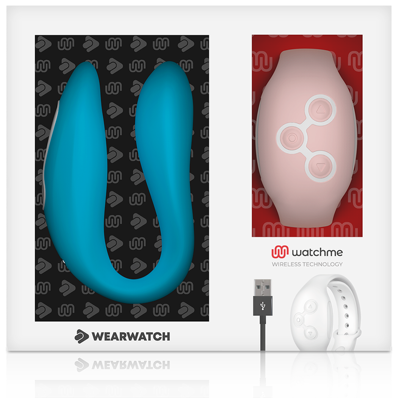 WEARWATCH - WATCHME VIBRATEUR DOUBLE TECHNOLOGIE INDIGO / ROSE WEARWATCH