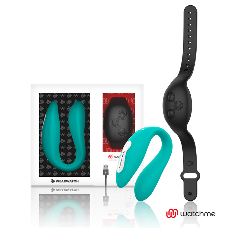WEARWATCH - VIBRATEUR DOUBLE TECHNOLOGIE WATCHME AIGUE-MARINE / JET WEARWATCH
