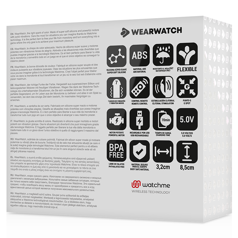 WEARWATCH - VIBRATEUR WATCHME VERT CLAIR DOUBLE TECHNOLOGIE WEARWATCH