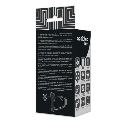 ADDICTED TOYS - PLUG ANAL VIBRANT AVEC ANNEAU PÉNIS ADDICTED TOYS